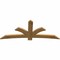 Ekena Millwork Davenport Rough Sawn Timber Gable Bracket, Western Red Cedar, 84"W x 35"H x 2"D x 6"F, 10/12 Pitch GBW084X35X0206DAV00RWR - alternate 3